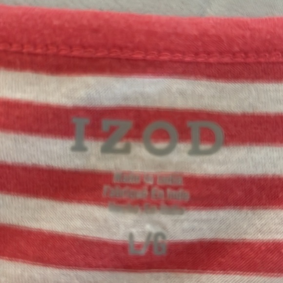 Izod Roll Up Sleeve Tshirt - Picture 2 of 7